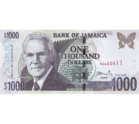 1.000 Dollars - 2008 - P86f - B241d - Unc