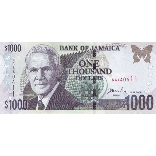1.000 Dollars - 2008 - P86f - B241d - Unc