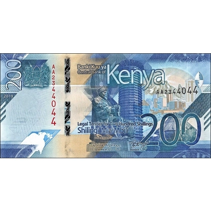 Kenya - 200 Shillings - 2019 - B146a - W54