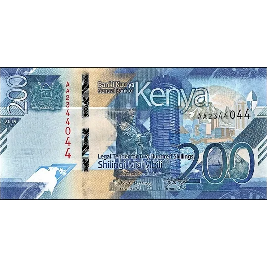 200 Shillings - 2019 - B146a - W54 - Unc