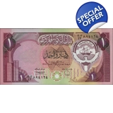 Kuwait-1 Dinar-L1968-P13d-B214a