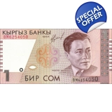 Kyrgyzstan - 1 Som - 1999 - P15 - B210a