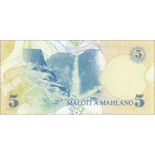 5 Maloti - 1989 - P10a - B207a - Unc