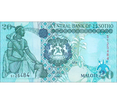 20 Maloti - 2005 - P16d - B213d - Unc