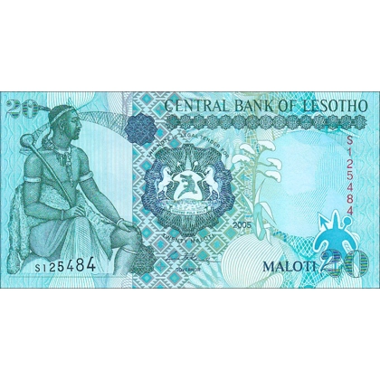 Lesotho - 20 Maloti - 2005 - P16d - B213d