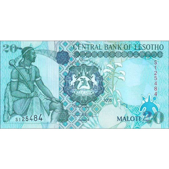 20 Maloti - 2005 - P16d - B213d - Unc
