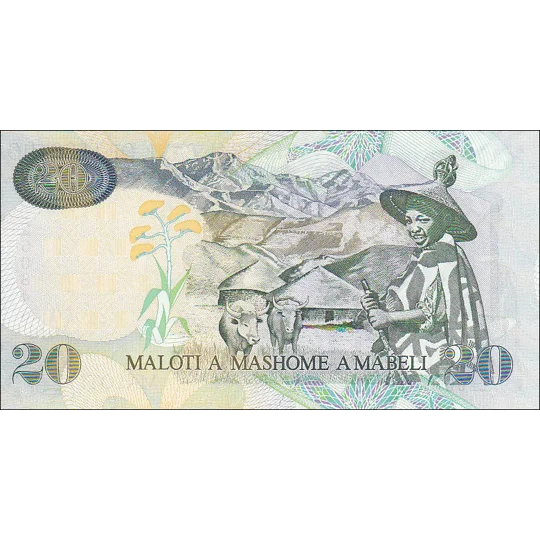20 Maloti - 2009 - P16g - B219b- Unc