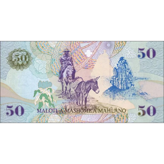 50 Maloti - 2001 - P17d - B214d - Unc
