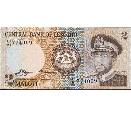 2 Maloti - 1981 - P4a - B201a - Unc