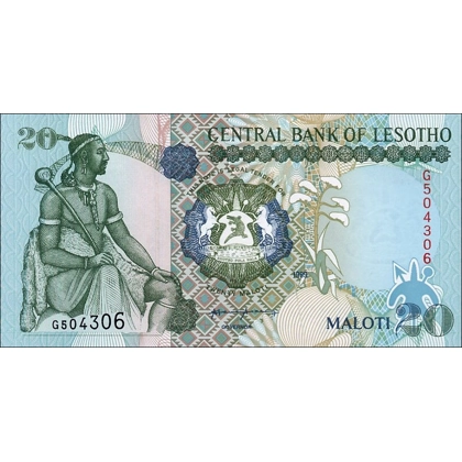 Lesotho - 20 Maloti - 1999 - P16b - B213b