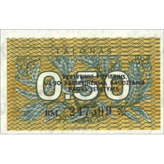 Lithuania - 0,50 Talona..