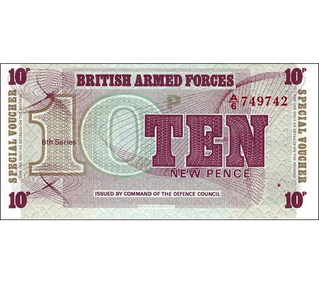 Military - M48 - 10 New Pence - ND(1972) - Unc
