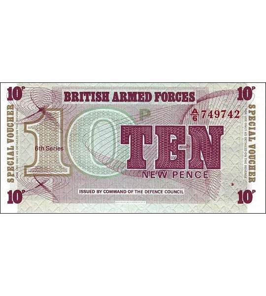 Military - M48 - 10 New Pence - ND(1972) - Unc