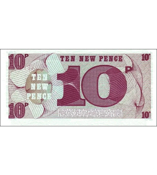 Military - M48 - 10 New Pence - ND(1972) - Unc