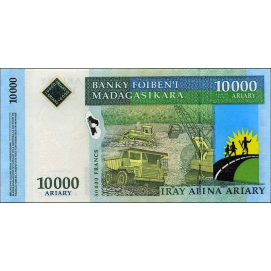 10.000 Ariary - 2003 - P85 - B319a - Unc