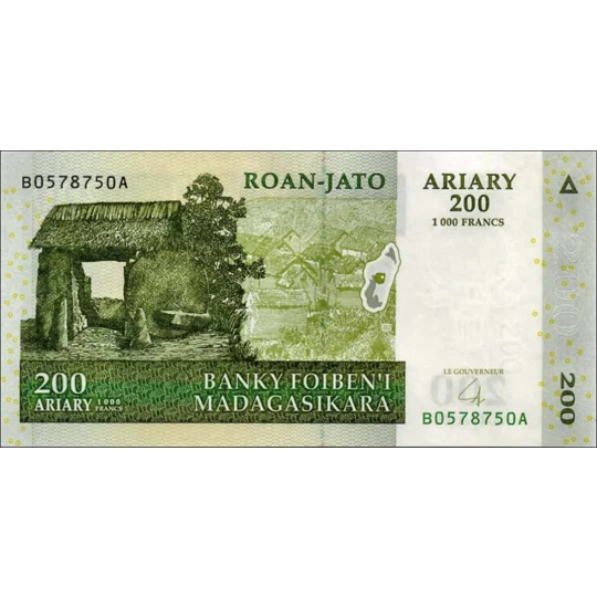 200 Ariary - 2007 - P87b - B321b - Unc