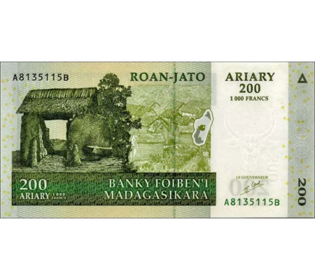 200 Ariary - 2004 - P87a - B321a - Unc