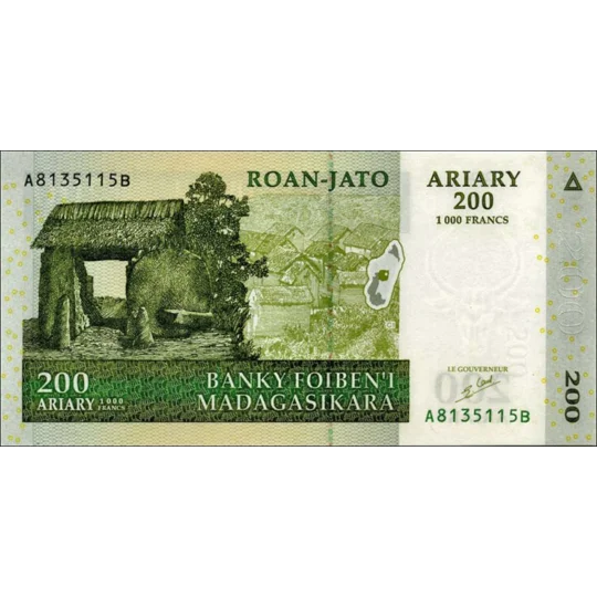 200 Ariary - 2004 - P87a - B321a - Unc