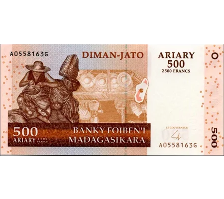 500 Ariary - 2004 - P88b - B322b - Unc