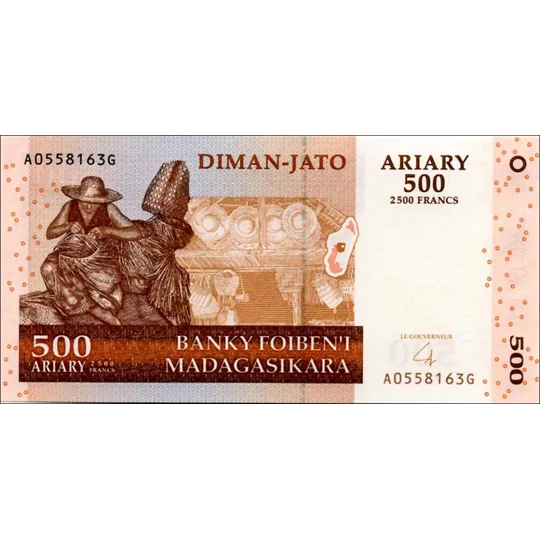 500 Ariary - 2004 - P88b - B322b - Unc