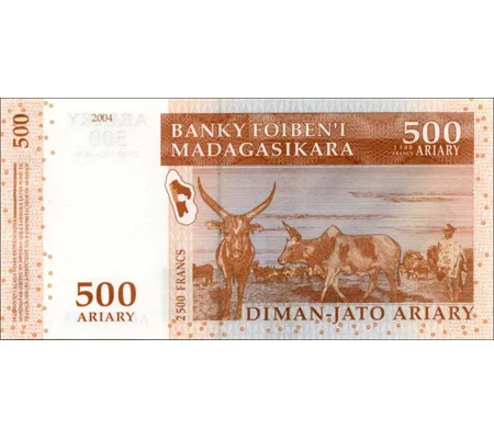 500 Ariary - 2004 - P88a - B322a - Unc