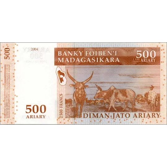 500 Ariary - 2004 - P88a - B322a - Unc