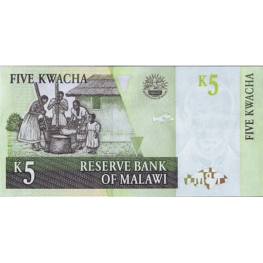 5 Kwacha - 2004 - P36b - B136b - Unc