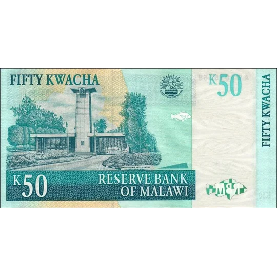 50 Kwacha - 2001 - P45a - B144a - Unc