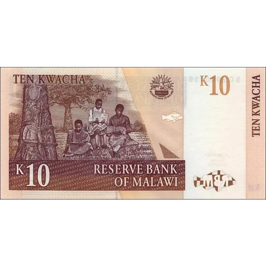 10 Kwacha - 2004 - P51a - B142c - Unc