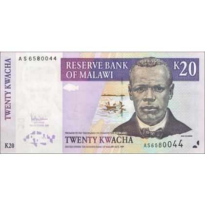 Malawi - 20 Kwacha - 2006 - P52c - B143d