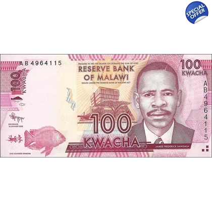 Malawi - 100 Kwacha - 2012 - P59a - B152a
