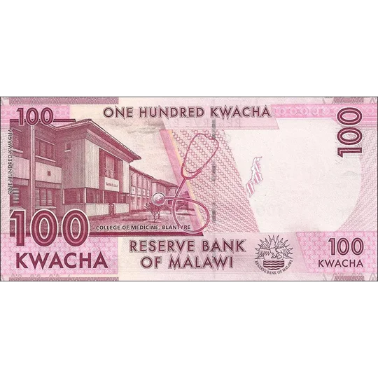 100 Kwacha - 2012 - P59a - B152a - Unc