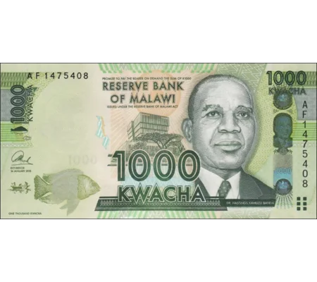 1000 Kwacha - 2013 - P62b - B155b - Unc
