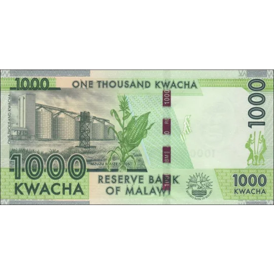 1000 Kwacha - 2013 - P62b - B155b - Unc