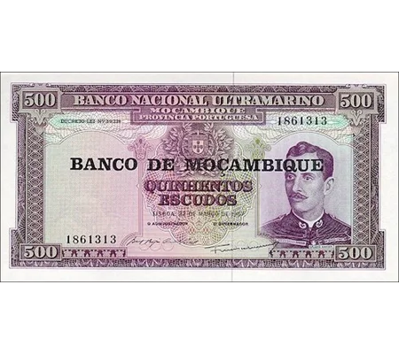 500 Escudos - 1967 - P118a - B203a - Unc
