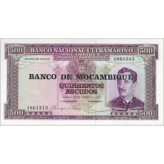 500 Escudos - 1967 - P118a - B203a - Unc