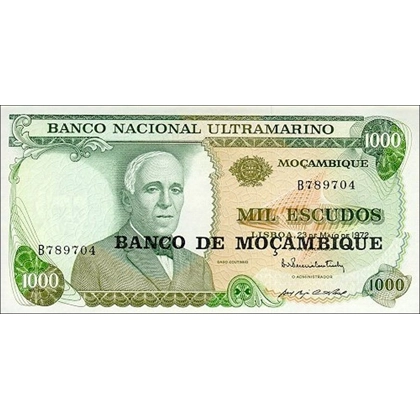 Mozambique - 1000 Escudos - 1972 - P119 - B204a