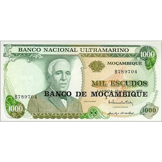 1000 Escudos - 1972 - P119 - B204a - Unc