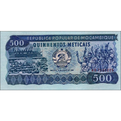 Mozambique - 500 Meticais - 1983 - P131a - B216a
