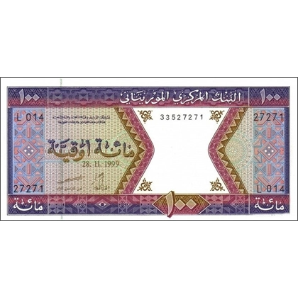 Mauritania - 100 Ouguiya - 1999 - P4i - B104j