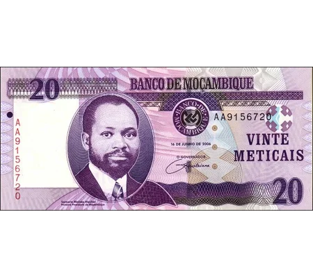 20 Meticais - 2006 - P143 - B228a - Unc