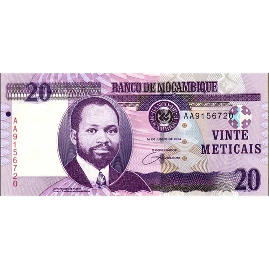 20 Meticais - 2006 - P143 - B228a - Unc