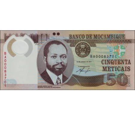 50 Meticais - 2011 - P150a - B235a - Unc