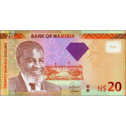 Namibia - 20 dollars - 2013 - P12b - B210b