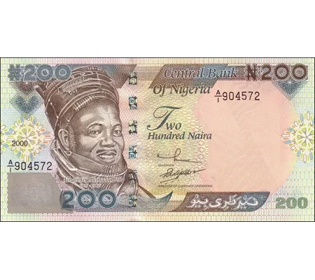 200 Naira - 2000 - P29a - B227a - Unc