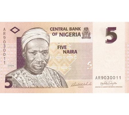 5 Naira - 2006 - P32a - B230a - Unc