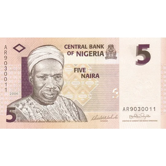 5 Naira - 2006 - P32a - B230a - Unc