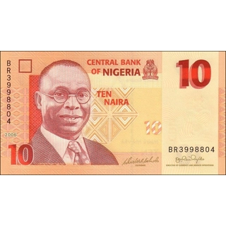 Nigeria - 10 Naira - 20..