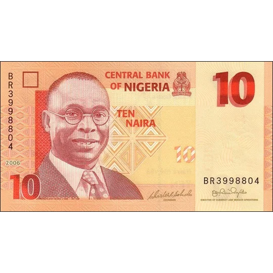 10 Naira - 2006 - P33a - B231a - Unc