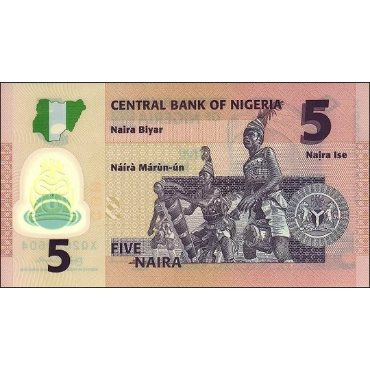 5 Naira - 2011 - P38d - B234d - Unc